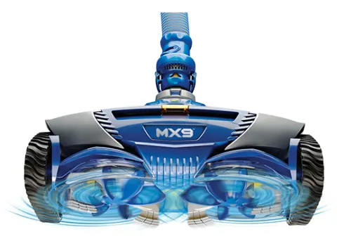Zodiac MX9 Limpiafondos automático pulpo piscina con cepillos activos