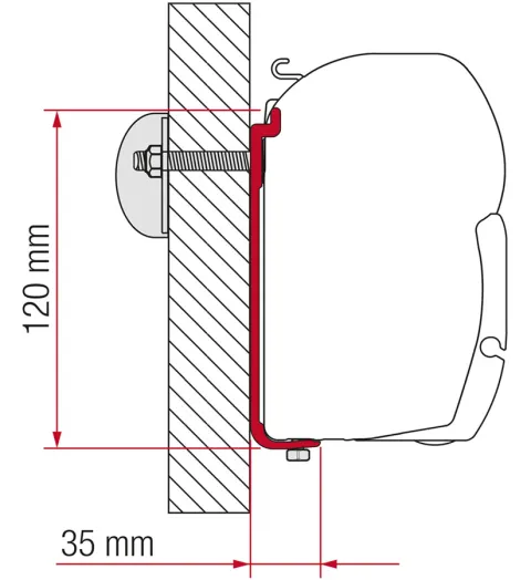 Fiamma KIT F45 AS 110 – adaptador