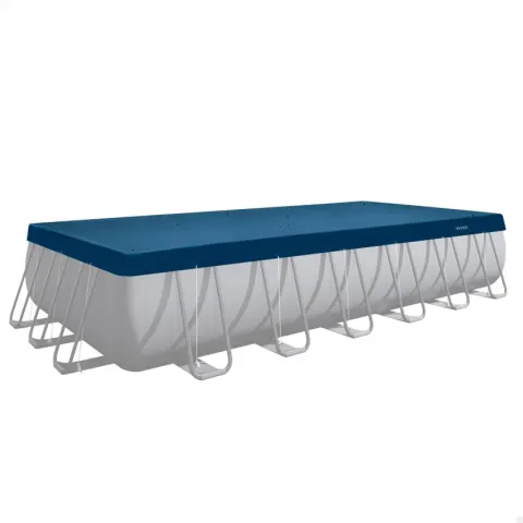 Cobertor piscina rectangular todo el año deluxe 7,23×3,63 m