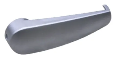 Tirador de puerta para cerradura gris