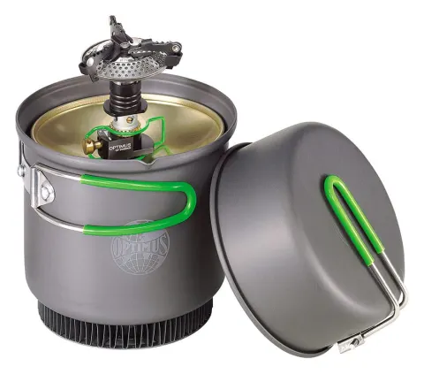 Optimus Crux Weekend He Cook System – Hornillo + Sistema de cocción
