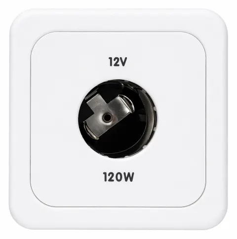 Toma de 12v conexión mechero CBE BLANCO