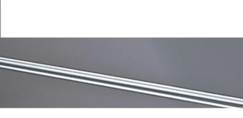 Listón de perfil de aluminio para sujetar varios soportes.