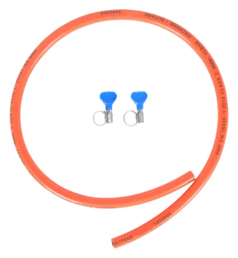Obelink manguera de gas con abrazaderas – 1 m