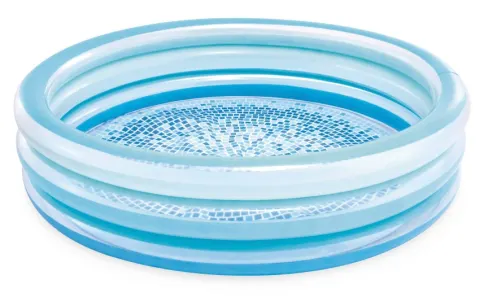 Piscina infantil hinchable blue biss con suelo estampado