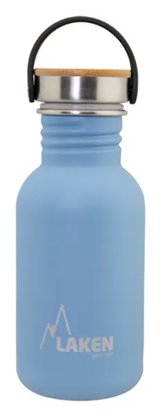 Laken Basic Bamboo botella para beber de 500 ml – Light blue