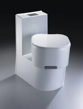 Inodoro Dometic Saneo Comfort CW con agua dulce de 7 litros y depósito de residuos de 16 litros