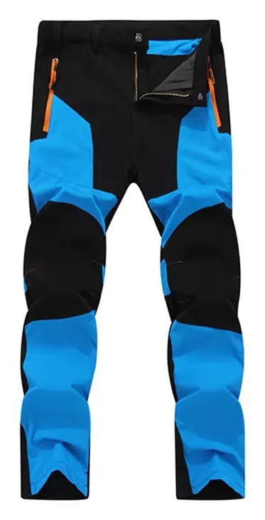 TRVLWEGO, pantalones de senderismo de verano para hombre, resistentes al desgaste, prevención de salpicaduras de agua, pantalones elásticos finos de secado rápido a prueba de rayos UV para acampar