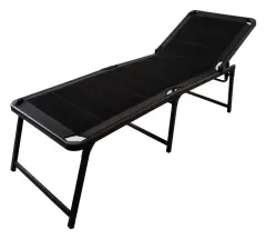 Tumbonas, bancos y taburetes: Tumbona de camping Negro MIDLAND