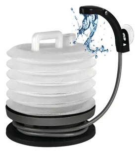 Ducha de campamento plegable 2.0a, 2.5 l/min.incluido la bolsa