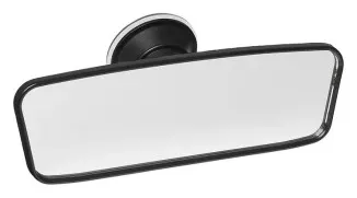 Espejo retrovisor con ventosa de 180 x 62 mm