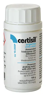Certisil Argento CA10000P esterilización de agua 100g