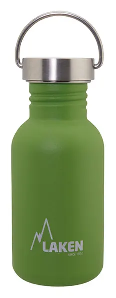 Laken Basic Steel botella para beber de 500 ml – Green