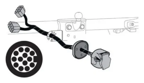Thule Veloswing kit de cables hasta 2011