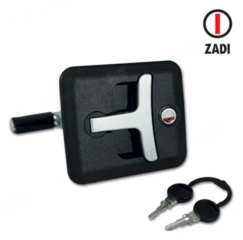 Cerradura de compresión Zadi con cilindro y llaves