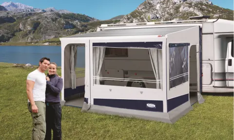 Cerramiento Explorer Concept Clip&Go Para Fiamma F45 y Thule 5002, 5003, 4900, 4200, 5200 Leinwand