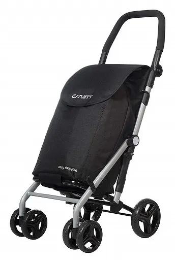 Carro de Compra muy plegable ,negro Lett 430 Carlett