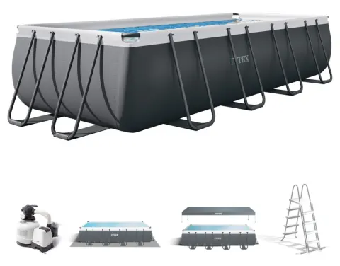 Piscina desmontable rectangular ultra xtr frame 5,5 metros con depuradora