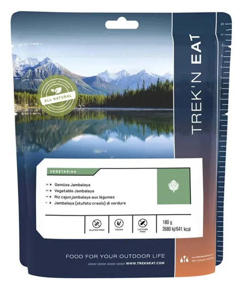 Comida liofilizada Trek’n Eat 180 g – Verduras Jambalaya