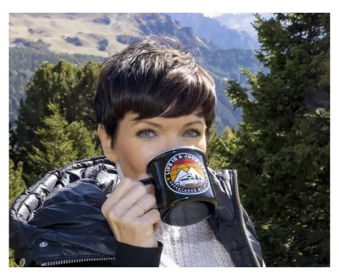 Taza esmaltada JOURNEY-350ML
