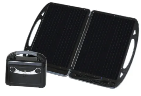 Generador solar Mobile Carbest con módulo de 13W y batería 12V/7A