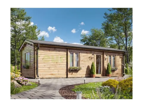 Casa de madera ALBA 36 m2 , 44 mm