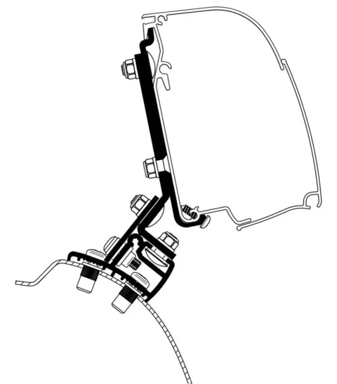 Adaptador Thule 4200 PSA Minivan
