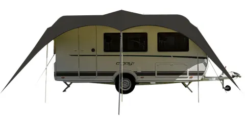 Campooz Trekking toldo negro de 325 cm para caravana