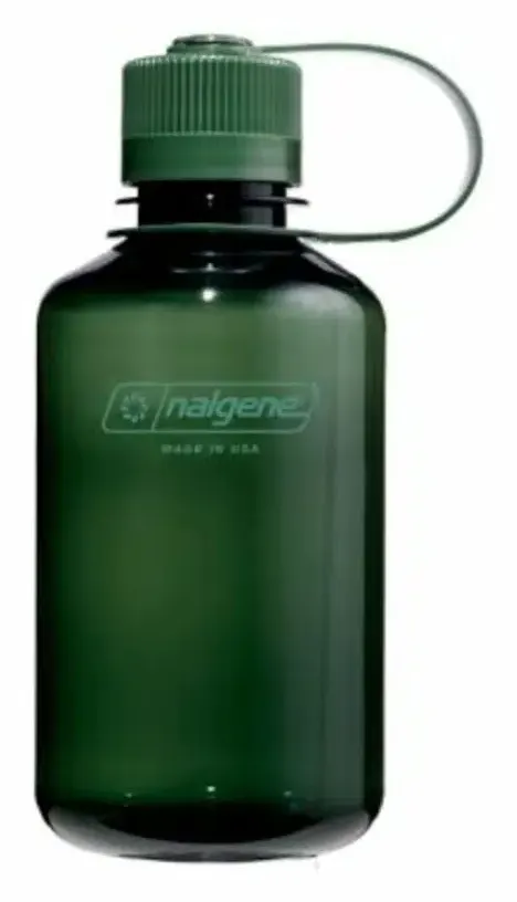 Botella reutilizable 500ml verde oscuro boca estrecha Nalgene Sustain