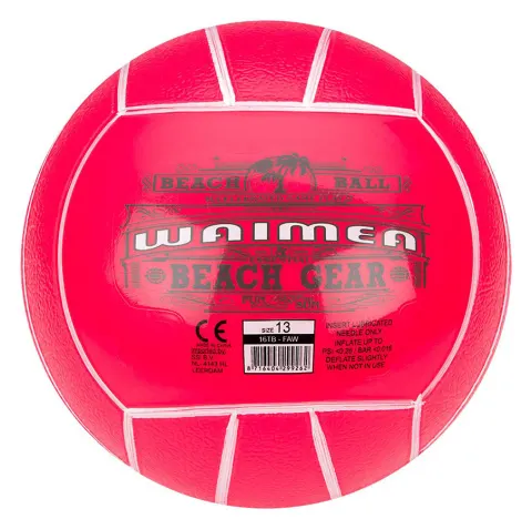 Waimea balón de playa de 13 cm de PVC – Pink