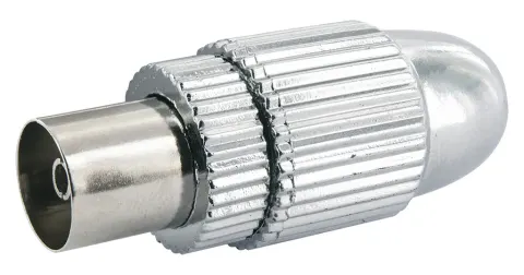 Schwaiger conector hembra coaxial IEC metálico