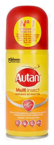 Repelente en seco para mosquitos Plus Aero Autan 100ml