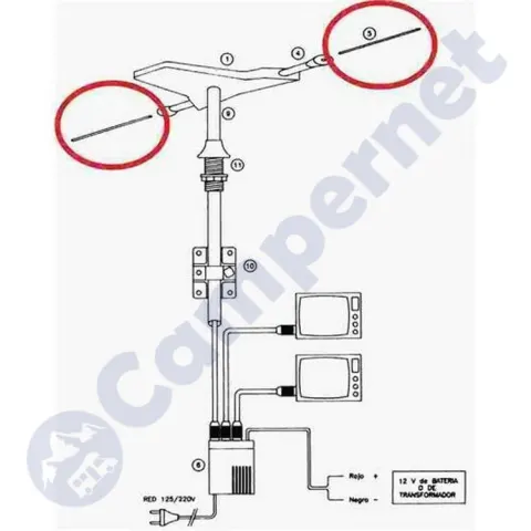 Varilla para antena MK
