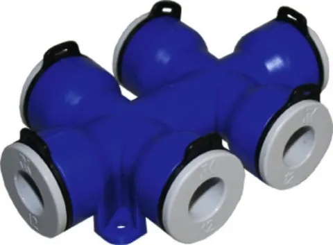 Conector de manguera con salidas múltiples JG