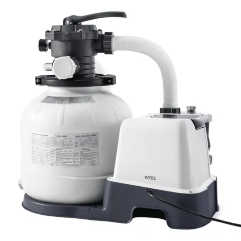 Combo depuradora de arena 7.900 l/h + cloración salina eco 7 g/h qx2100