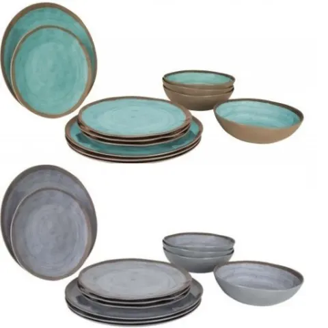 SET MELAMINA BO-CAMP 12 PCS HALO · Ref. 0512134