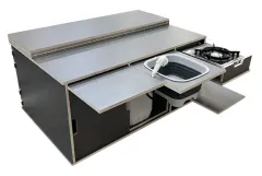 Kits Camper: Kit mueble camper PSA corto con fregadero y cocina Berlingo/ Partner