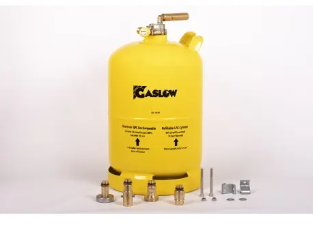 Bombonas recargables GLP 11 kg con toma carga exterior. Gaslow