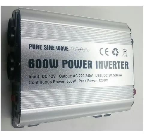 Inversor Convertidor Sinus de línea pura 600W