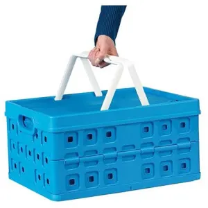 Sunware Square Vouwkrat con Koeltas en Handgreep azul 32 L