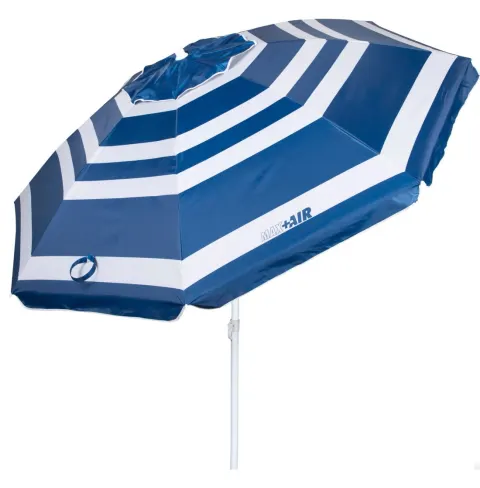 Sombrilla playa grande Max Air Ø200 cm rayas