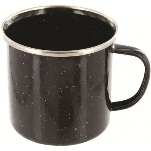 Highlander de lujo taza esmaltada negro