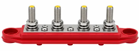 BBA M8 barra de enchufes de 4 puntos – roja