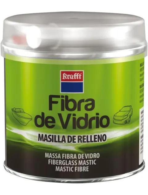 Masilla de reparación Krafft fibra de vidrio 250gr
