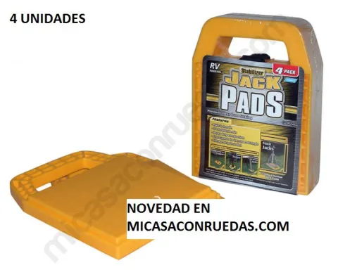 Jack Pads estabilizadores de patas Caravana y Autocaravana