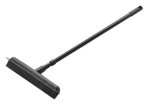 Escoba de goma con mango telescópico de 68 a 120 cm