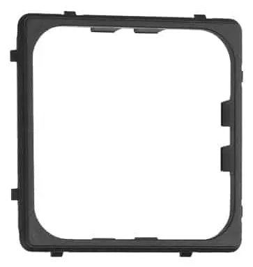 Marco auxiliar gris pizarra para USB de 12V o enchufe estándar