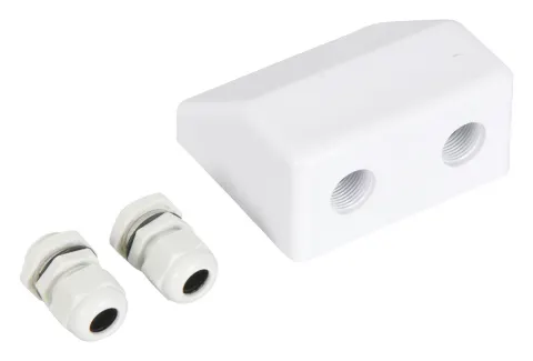Obelink Pasacable doble de techo – Blanco