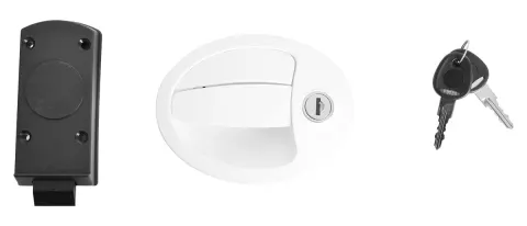 Obelink cerradura de puerta ovalada pequeña