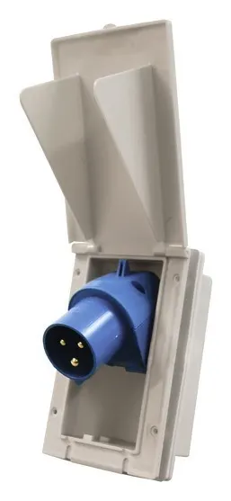 Toma exterior 220v Blanco